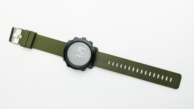 Sport watch isolated on white background photo