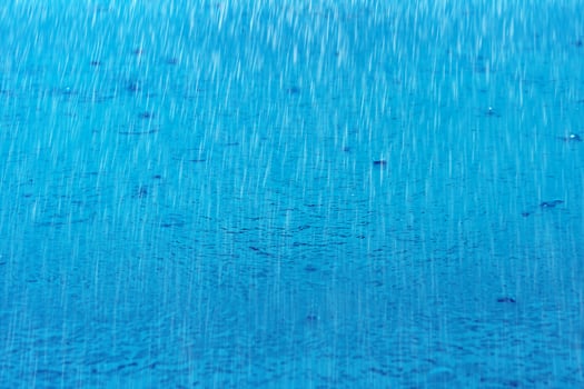 Surface water on a rainy day photo