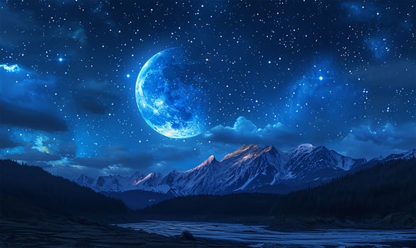 AI generated Ramadan Under the Stars photo