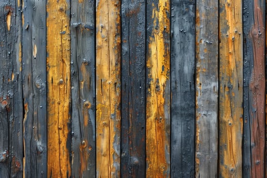 AI generated Wooden old background or texture photo