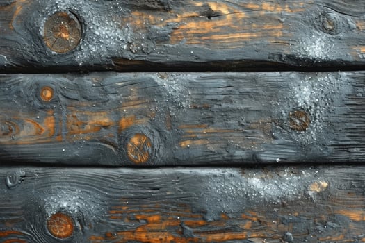 AI generated Wooden old background or texture photo