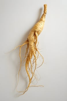 AI generated Rejuvenate with Elegance Ginseng's Promotional Banner for Wellness photo
