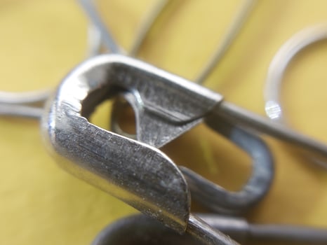 Paper clips and pins for stationery photo