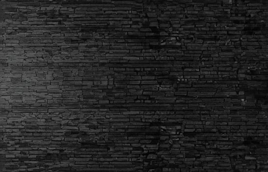 Black texture with brick wall for background website or design. photo
