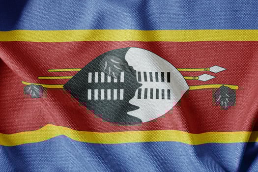 Swaziland Fabric Flag HD Image photo