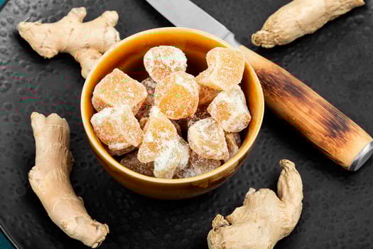 Sweet ginger dessert. photo