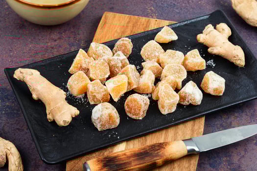 Sweet ginger dessert. photo