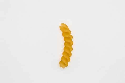 Pasta on a white background photo