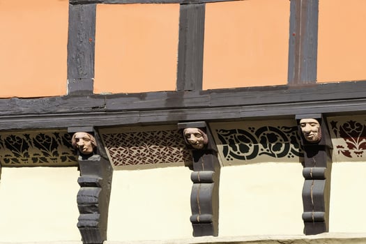 Wernigerode, Germany - 2015, Detail of the City Hall, Wernigerode, Harz, Saxony Anhalt, Germany photo