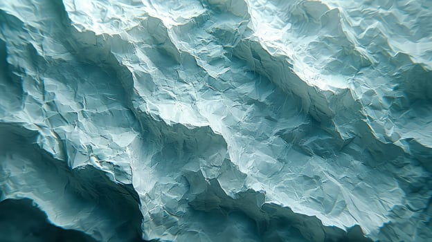 AI generated White crumpled paper texture background. photo