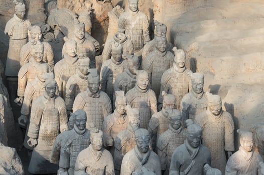 Xian, China, 2015, Museum of the Terracotta Warriors, Mausoleum of the first Qin Emperor, Xian, Shaanxi Province, China photo