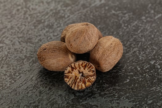 Aroma seasoning Nutmeg for cooking photo