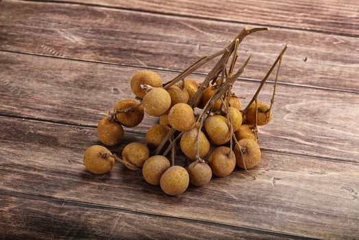 Ripe sweet tropical Longan fruit photo
