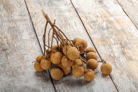 Ripe sweet tropical Longan fruit photo