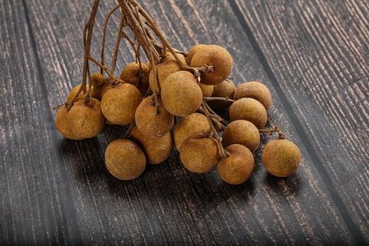 Ripe sweet tropical Longan fruit photo