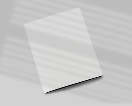 White Blank magazine mockup book mockup photo