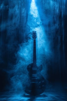 AI generated Beautiful background for rock concert extensions advertising photo