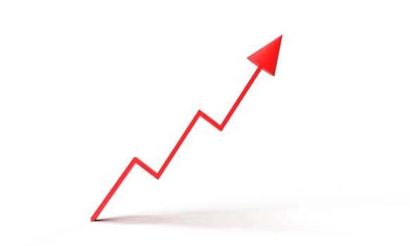 Red pink orange gradient arrow chart graph business financial stock investment economy growth stock market currency trade profit technology analysis price trade crisis crash forex risk money statistic photo