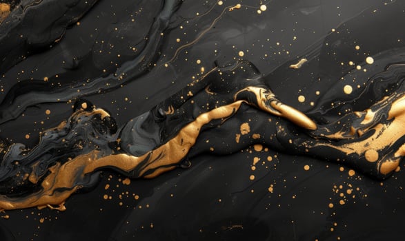AI generated Marble abstract acrylic background. Marbling artwork texture. Agate ripple pattern. Gold powder. photo
