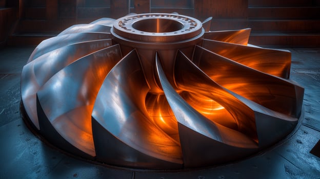 AI generated Precision Engineering.  The Heart of Modern Machinery photo
