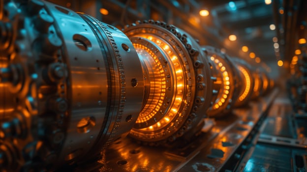 AI generated The Heart of Modern Machinery photo