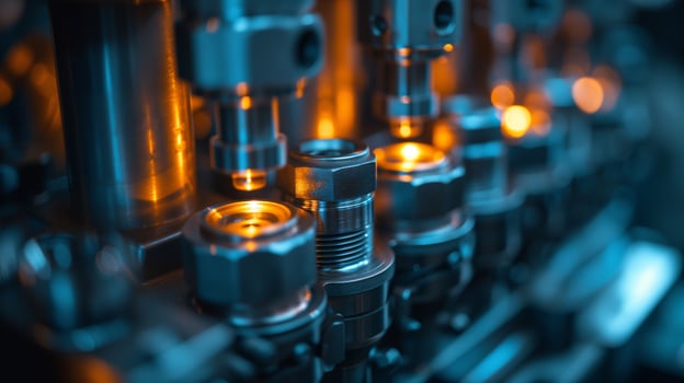 AI generated The Heart of Modern Machinery photo