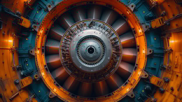 AI generated The Heart of Modern Machinery photo