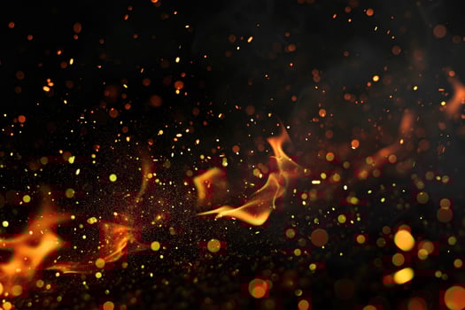 AI generated Dancing sparks dance photo