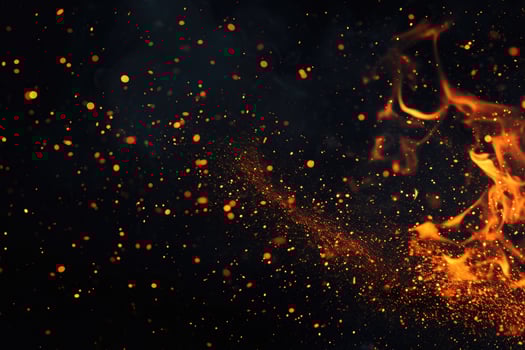 AI generated Midnight's essence cascade photo