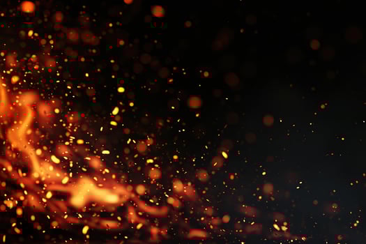 AI generated Dancing sparks waltz photo