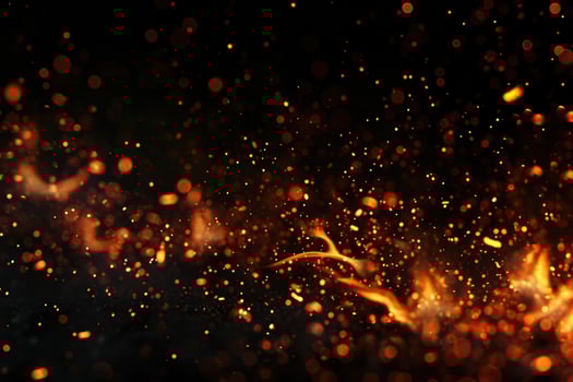 AI generated Glimmering essence dance photo
