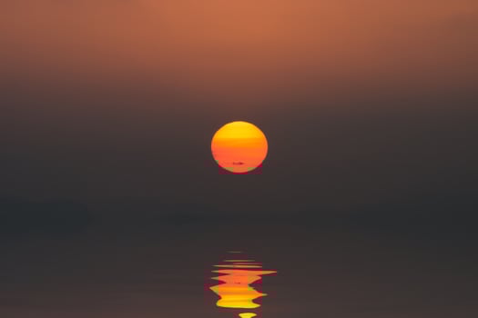 Sunset are reflection on the lake photo