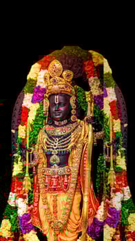Beautiful Statue of Lord Ram Lalla photo