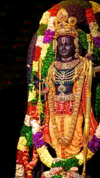Beautiful Statue of Lord Ram Lalla photo