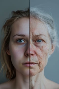 AI generated The Beauty of Aging Created With Generative AI Technology photo