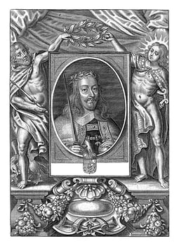 Emperor Ferdinand III vintage sketch photo