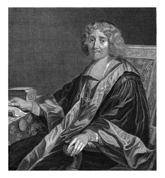 Portrait of Michel Le Tellier, Friedrich Wilhelm Burmeister, after Robert Nanteuil photo