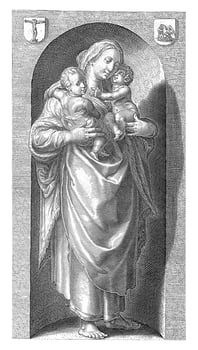 Hope spes, Jacob Matham, after Hendrick Goltzius, 1593 photo