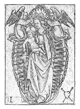Madonna on the Crescent Moon, Master with the Pierced Heart, 1500 - 1525 photo