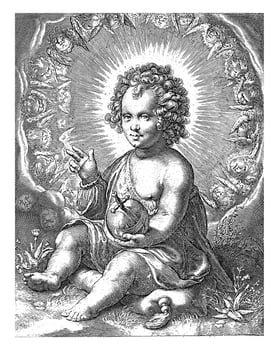Christ Child as Salvator Mundi photo