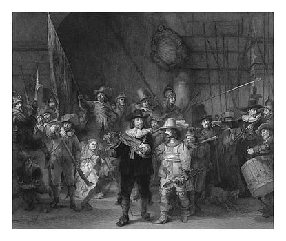 The Corporalship of Captain Frans Banninck Cocq and Lieutenant Willem van Ruytenburch photo