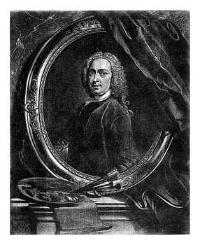 Self-portrait of Cornelis Troost photo