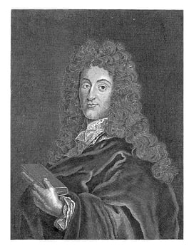 Portrait of the French Chemist Nicolas Lemery photo