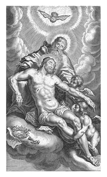 Ascension of Christ, Cornelis Galle II, 1638 - 1678 photo
