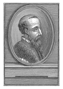 Portrait of Songwriter Francesco Fortini, J. Verkruys, 1750 photo