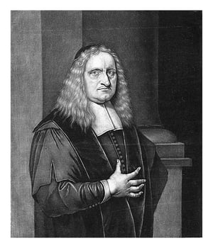 Portrait of Johannes Cocceius, Pieter Schenk I, 1670 - 1713 photo