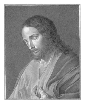 Christ, Christian Forssell, after A. Liernur, after Valentin, 1787 - 1852 photo
