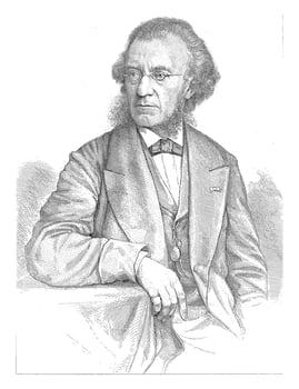 Portrait of Josephus Albertus Alberdingk Thijm photo