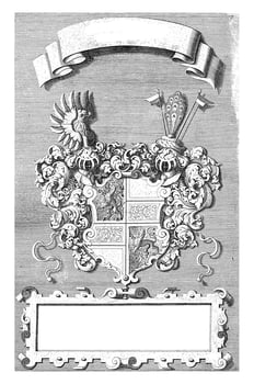 Coat of arms of the Duke of Solms, Michiel le Blon, 1628 photo
