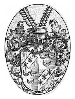 Coat of arms of the Van Wassenaer and Van Matenesse families photo